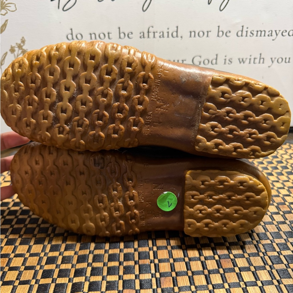 L.L. Bean Brown and Tan Ankle Boots Women SZ 7- Box 15 - Picture 4 of 6
